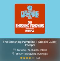 Smashing Pumpkins Konzert Berlin 22.6 - Karte für Rollstuhlfahrer Sachsen-Anhalt - Wolmirstedt Vorschau