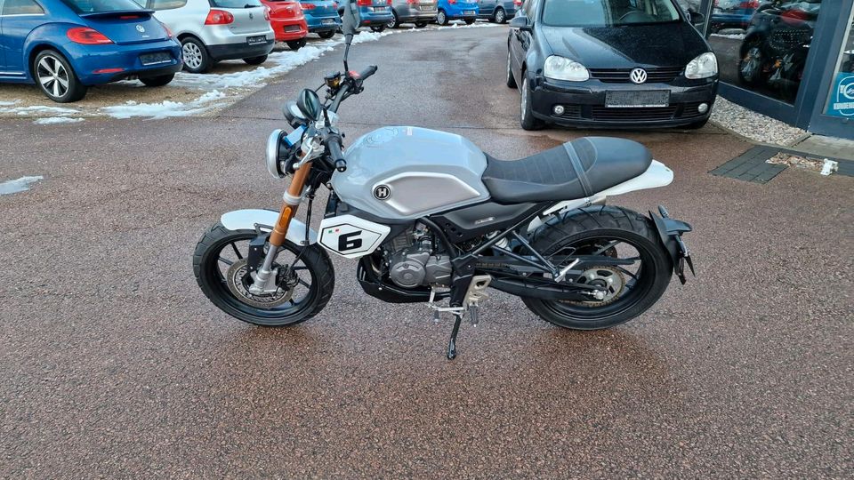 HANWAY SC 125ccm³ ABS Scrambler Naked Bike B196 A1 15 PS in Hettstedt