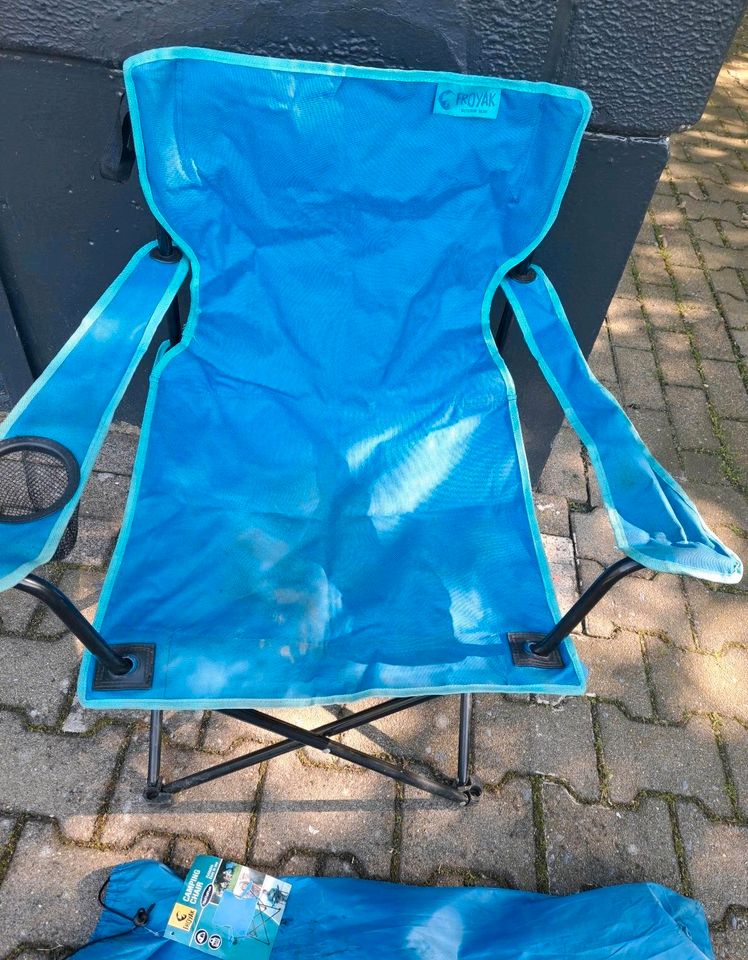 FROYAK Camping Chair (76 × 51 × 81 cm) faltbar! mit Tasche Stuhl in Bad Bentheim