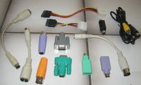 USB PS2 SATA IDE DIN SERIELL S-Video PCIe MOLEX Adapter Kabel Berlin - Köpenick Vorschau