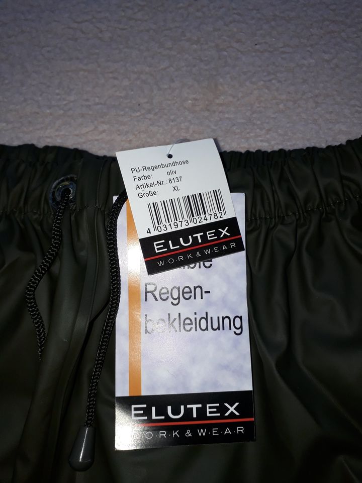 Regenbekleidung Regenjacke Regenhose Elutex XL in Berlin