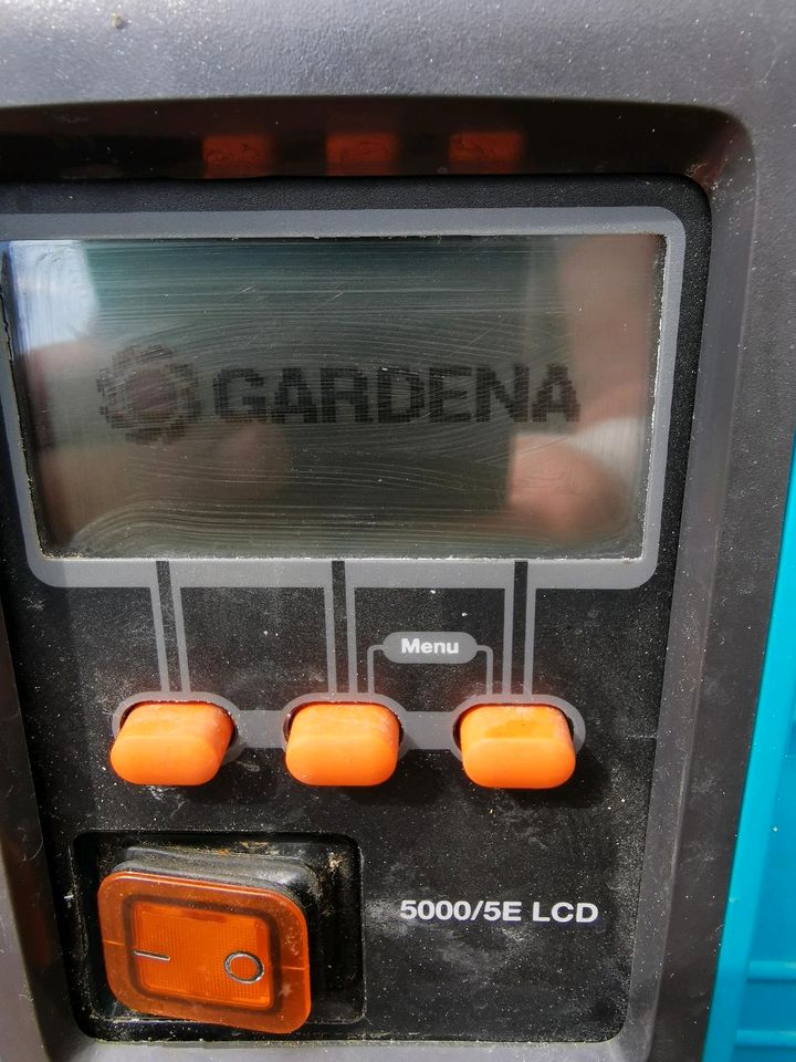 Gardena Pumpe Hauswasserwerk Typ 5000/5E LCD Artno. 1759 Defekt in Hammersbach