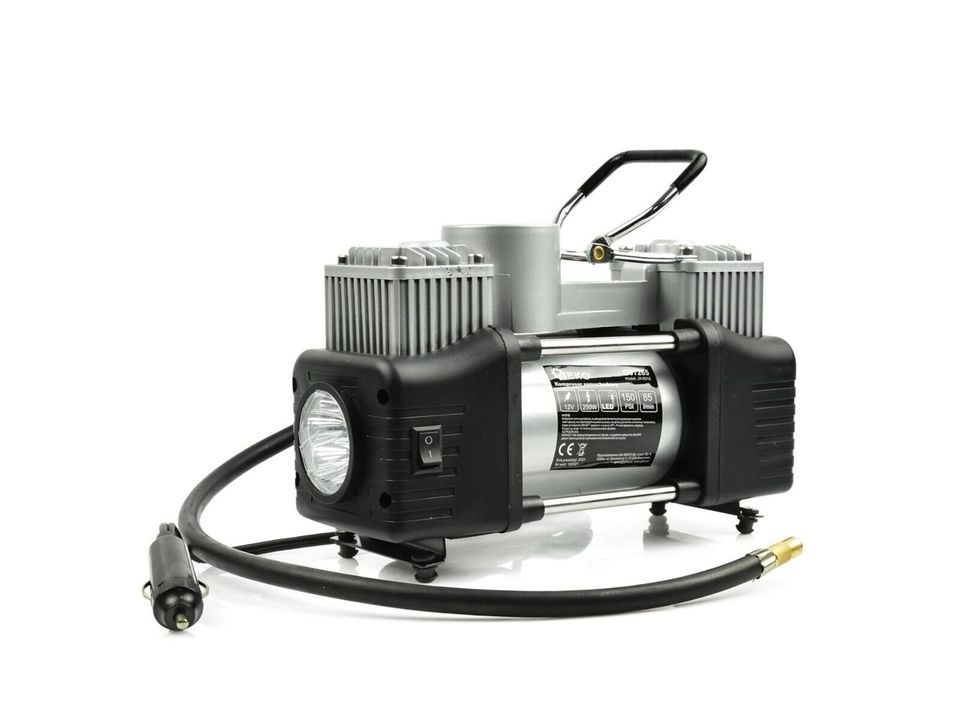 Auto Luftkompressor mit LED Mini Kompressor 12V250W