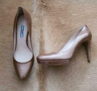 Prada pumps highheels gr. 40 Lackleder nude gold traumhaft Köln - Porz Vorschau