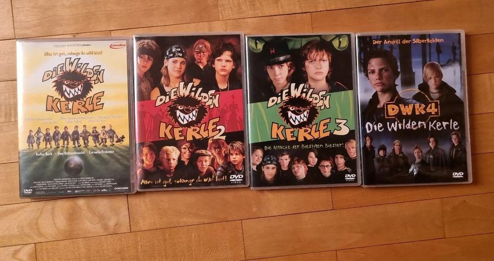 Die Wilden Kerle 1 - 4 auf DVD in Frankfurt am Main