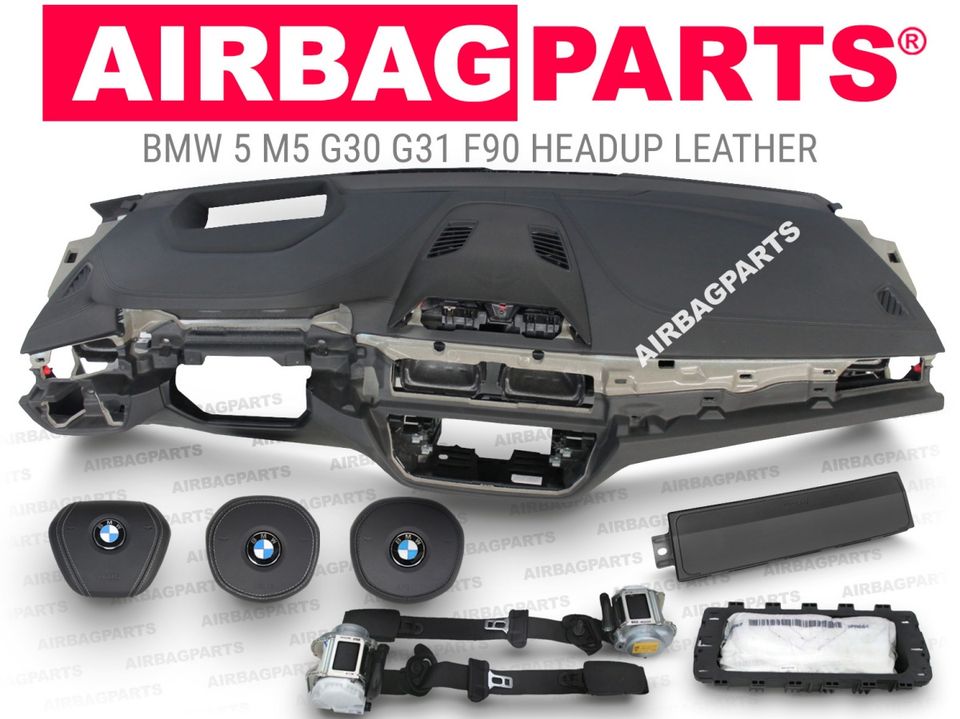 BMW 5 G30 G31 M5 F90 6 GT G32 LEDER Armaturenbrett Airbag Satz in Bremen