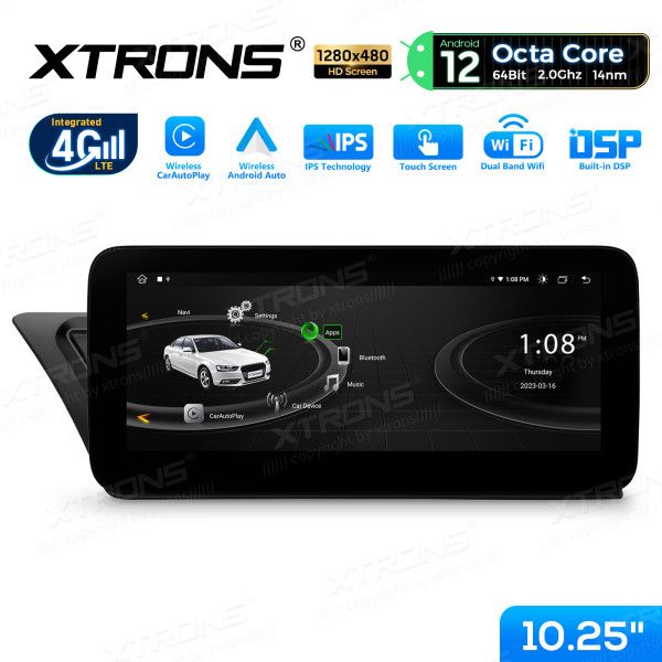 Xtrons Autoradio QEA12UCA12A4L für Audi A4,A5 2008-2016 2GB+32GB in Burghausen