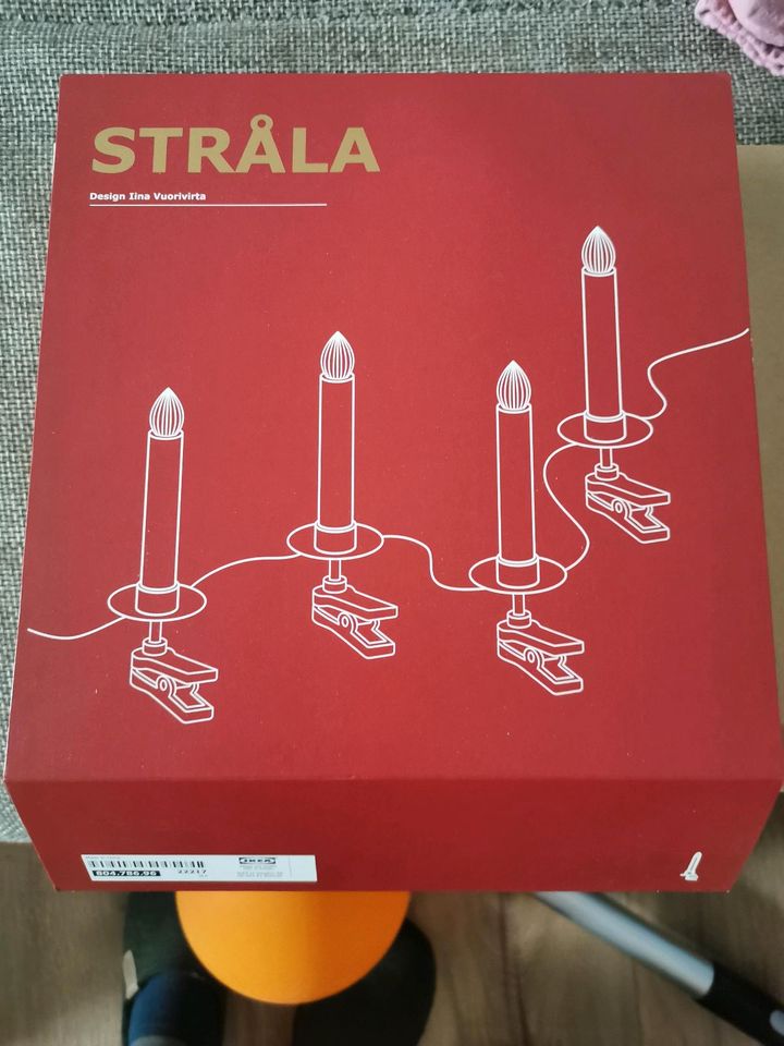 Lichterkette Kerzen optik für Tannenbaum Weihnachten 24er Ikea in Rostock