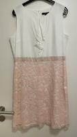 Festliches Kleid Comma | Weiß mit roséfarbener Spitze, Größe 42 Baden-Württemberg - Karlsbad Vorschau