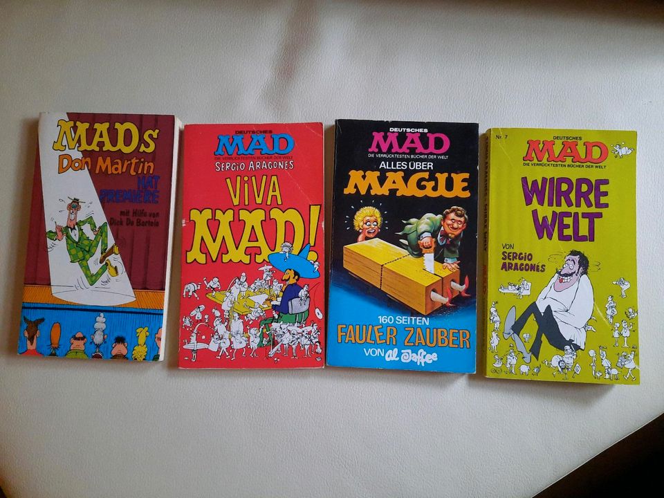 MAD Taschenbuch, Nr.1,2,3,7 von 1975,Williams Verlag in Heidelberg