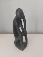 Schwarze Keramik Skulptur mid century Der Denker signiert Hessen - Oberursel (Taunus) Vorschau