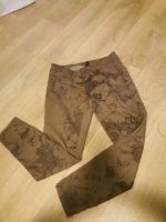 Benetton Jeggings 77 cm Innenbeinlänge khaki gemustert Berlin - Köpenick Vorschau