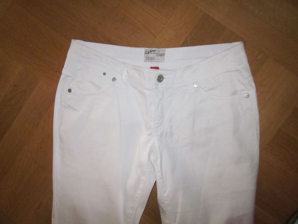 Jeans weiß von Esprit in Gr. 40 lang low waist in Bruchmühlbach-Miesau