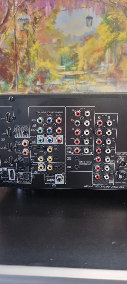 DENON Receiver RCV Model AVR-1910 mit Fernbedienung und Mikrofon in Berlin