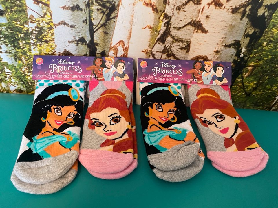 Stopper Socken Noppen Gr.27-30 Disney Princess in Gnoien