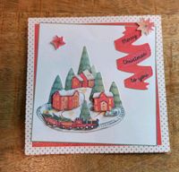 Div. Handmade Christmas Postcard, 3d, ~13x13cm Baden-Württemberg - Ellhofen Vorschau