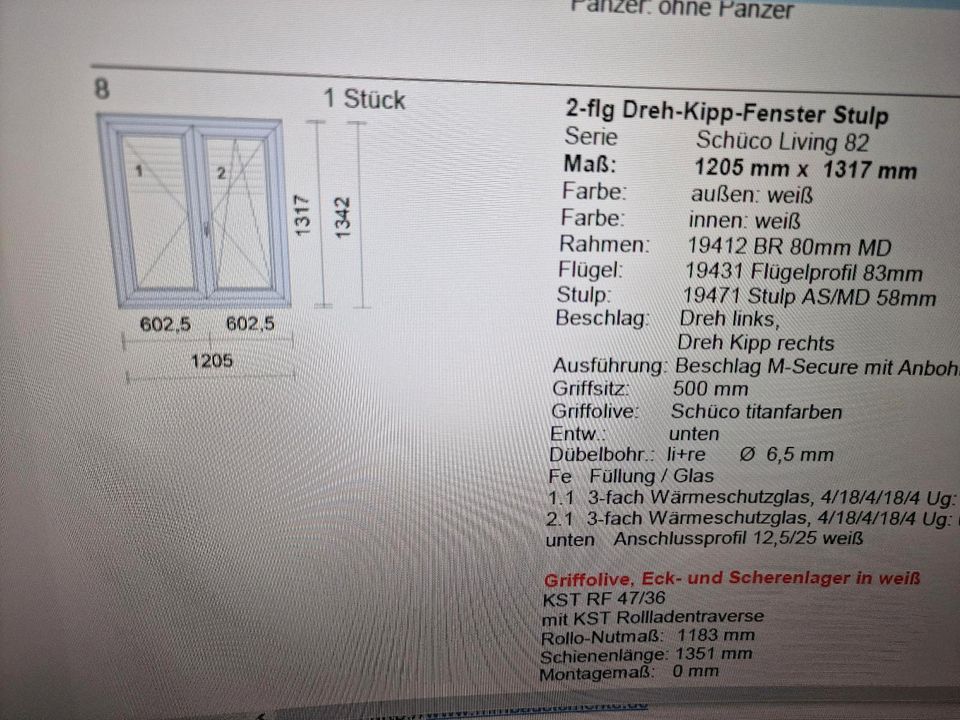 Schüco Kunststoff Fenster Living 82 MD in Pentenried