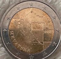 2 Euro Kursmünze Kroatien 2023 (Hrvatska) Baden-Württemberg - Rauenberg Vorschau