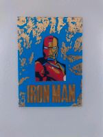 Iron Man Acryl Bild mit Blattgold Handgemalt 70x50cm Leinwand Nordrhein-Westfalen - Wegberg Vorschau