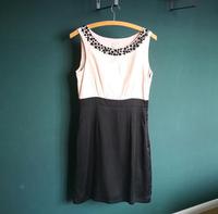 festliches Kleid 36 H&M schwarz creme Bergedorf - Hamburg Allermöhe  Vorschau