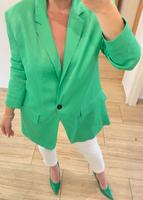 Zara satin blazer grün oversized lang m 38 Baden-Württemberg - Ulm Vorschau