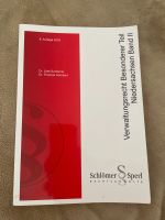 Schlömer Sperl Verwaltungsrecht BT Nds Band II 8. Auflage. 2020 Hannover - Mitte Vorschau