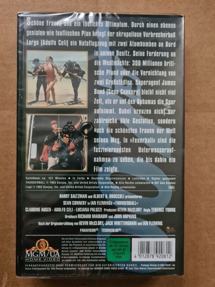 James Bond 007 - Feuerball [VHS] NEU! Noch eingeschweißt in Gifhorn