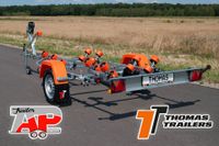 Thomas Trailers 500 KG Bootstrailer / Trailer Multirollen - 100 km/h / Sliphilfen Brandenburg - Lübben Vorschau