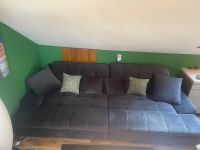 Komfortables Big Sofa mit Hocker und Kissen - Top Zustand Nordrhein-Westfalen - Kirchlengern Vorschau