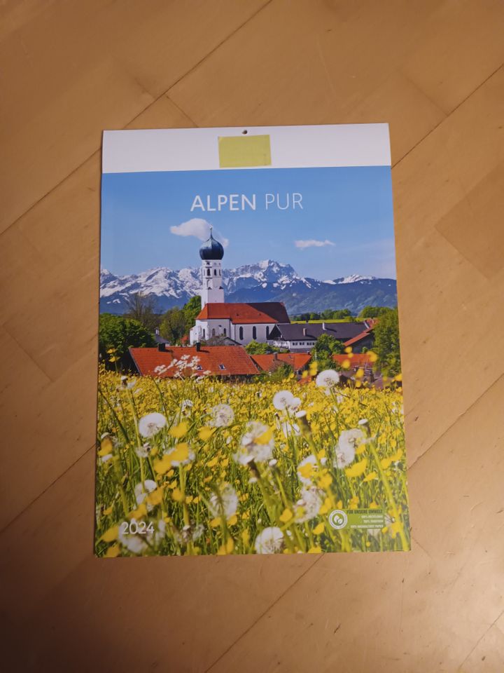 Wandkalender 2024 Alpen pur Berge Wand Kalender DINA4 ❤️NEU❤️ in Burgkirchen