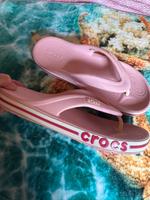 Crocs, Flip Flops, Gr. 37/38 rosa-pink Thüringen - Dingelstädt Vorschau