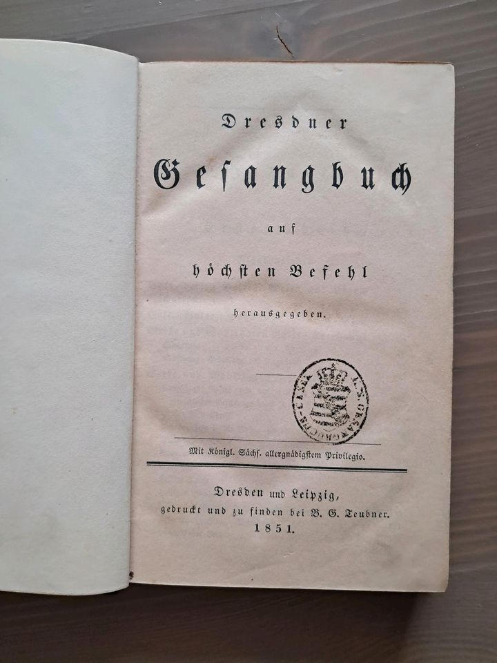 Altes Gesangbuch in Erfurt