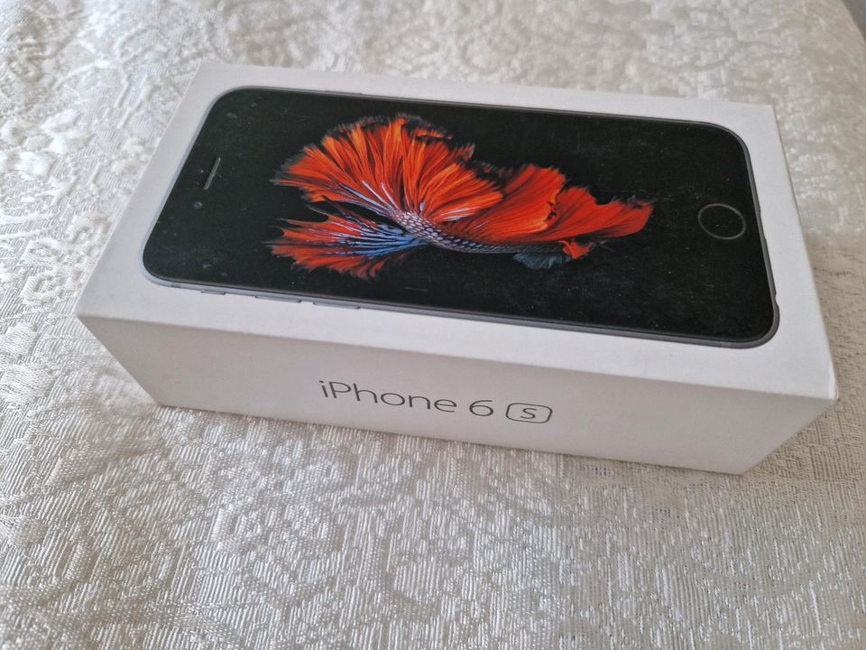 iPhone 6 S Space Gray 16GB leer OVP Verpackung Apple i Phone in Radevormwald