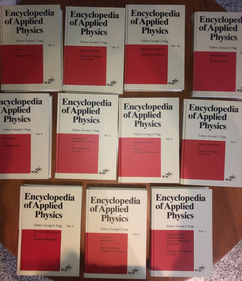 Encyclopedia of Applied Physics Vol. 1 - 11 in Puls