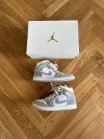 Nike Air Jordan Damen 1 Mid Aluminium Wolf Grey (W) 38 wie neu Berlin - Wilmersdorf Vorschau