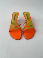 Buffalo Sandaletten Gr. 39 neon orange Niedersachsen - Braunschweig Vorschau
