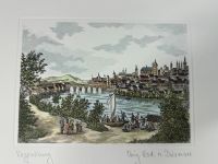 Orig. Radierung nach Delamare Regensburg Druck Bayern - Waldkraiburg Vorschau