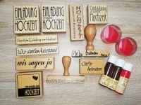 Embossing Stempel, Holzstempel Set HOCHZEIT, mit Pulver Bayern - Karlshof b Ederheim Vorschau