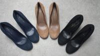3 Paar High Heels der Größe 38 in blau, schwarz und braun Hessen - Alsbach-Hähnlein Vorschau