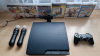 PS3 Slim 160GB inklusive Controller, Playstation Move und Spiele München - Pasing-Obermenzing Vorschau