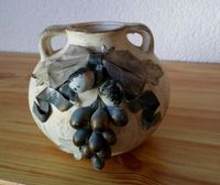 Bauchige Vase, beige, echte Handarbeit, TOP ZUSTAND Sachsen-Anhalt - Burg Vorschau