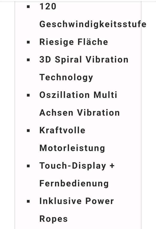 Sportstech VP 300 Vibrationsplatte, Rüttelplatte NEU/OVP+Zubehör in Witten