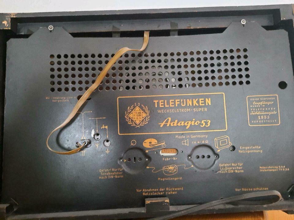 Telefunken Adagio 53 Röhrenradio in Farchant