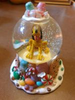 Disney Store Schneekugel Pluto Weihnachten Christmas Cookies Bayern - Coburg Vorschau