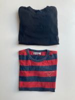 128/134 Shirts Set H&M schwarz blau rot gestreift Basic Köln - Kalk Vorschau