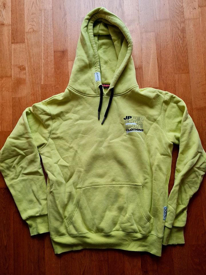 Neuw JP Performance Hoodie L Neon gelb grün Pullover Uff in Dinslaken