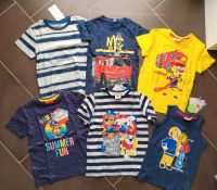 6x NEUE Shirts, Lizenz, Gr. 122/128, Paw Parol, Feuerwehrmann Sam Hessen - Lich Vorschau