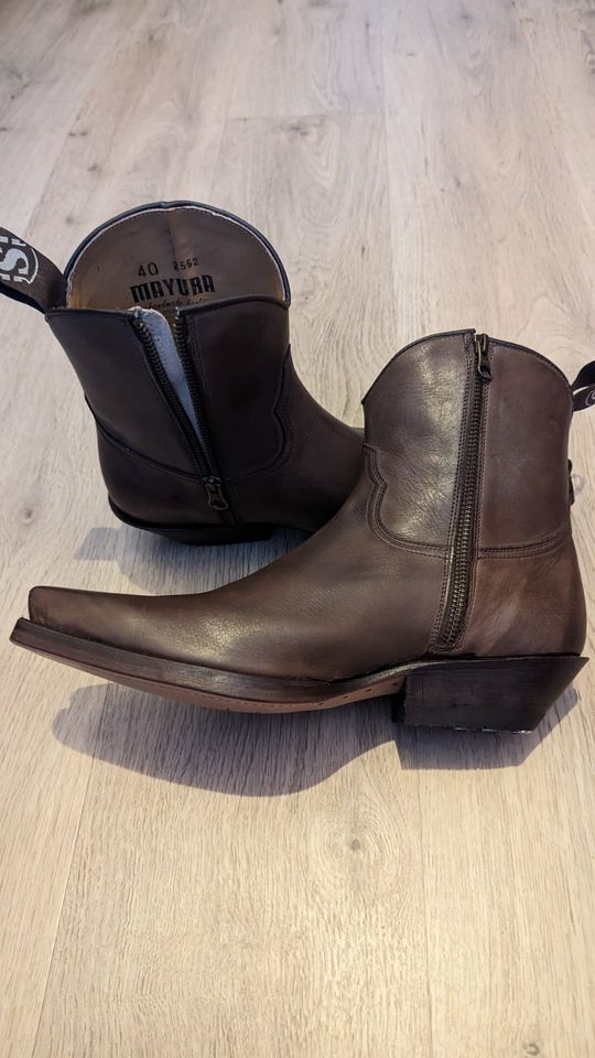 FB Fashion Boots Cowboy Stiefel REY Marron Leder Braun Gr. 40 in Remscheid