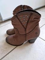 Leder Tamaris Stiefelette braun Größe 40 Nordrhein-Westfalen - Jüchen Vorschau