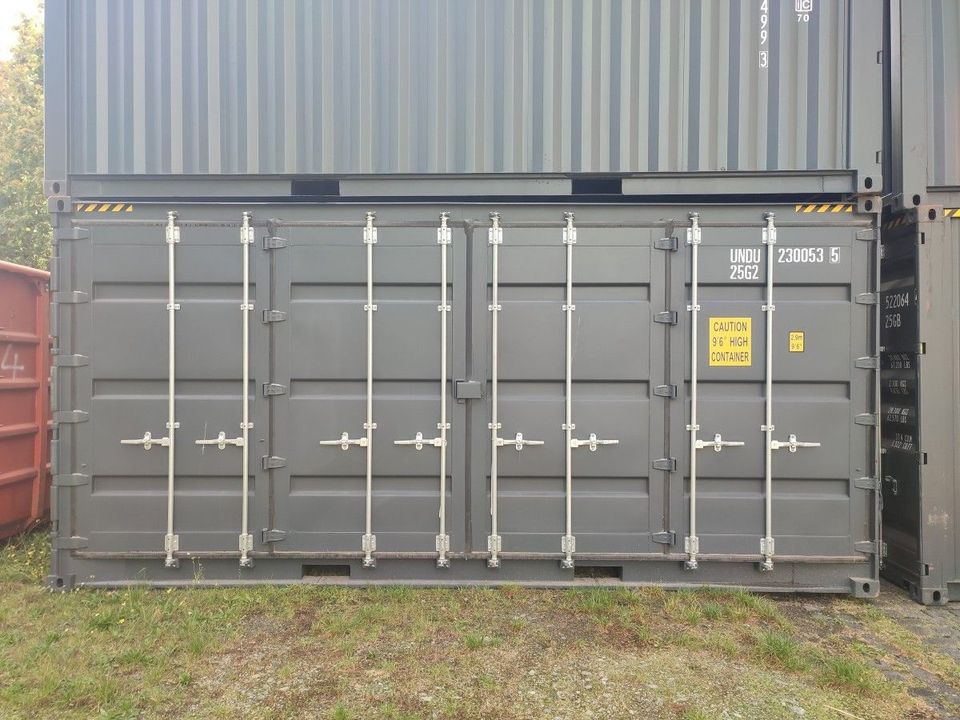 20 Fuß HC Open Side Container, High Cube Side Door Seecontainer in Würzburg